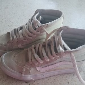 Vans turquoise, grey and white high shoes